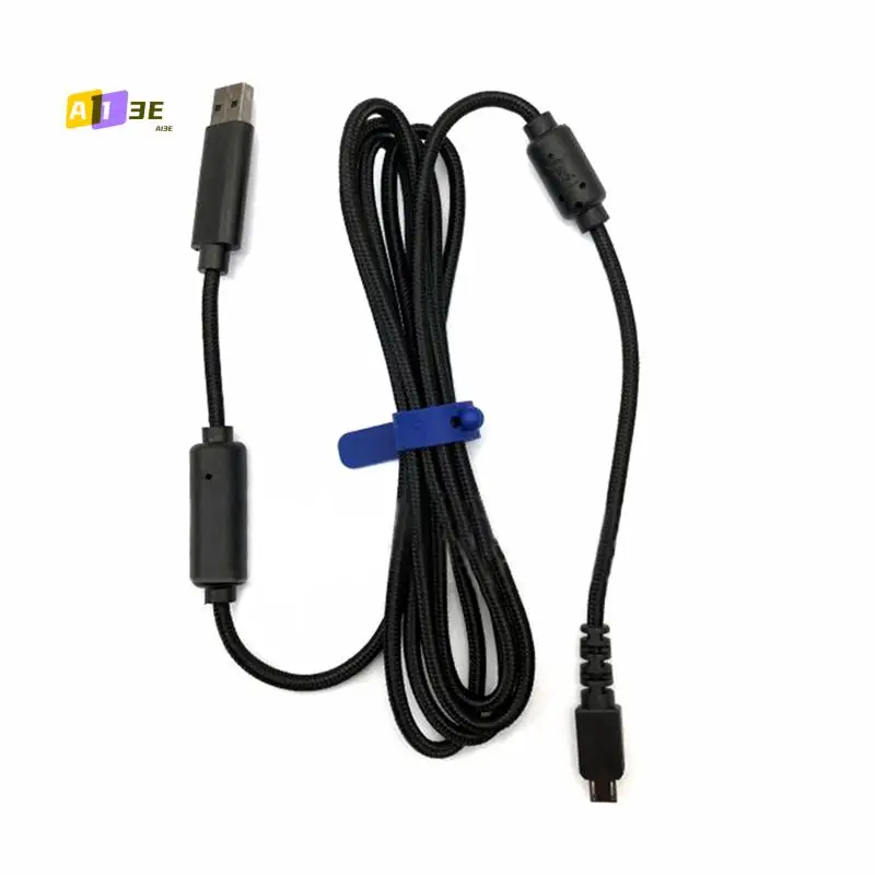 Câble USB tressé en Nylon Durable A13E-2M pour contrôleur de jeu RAZER RAIJU PS4, fil de remplacement USB à grande vitesse Câble USB tressé en Nylon Durable A13E-2M pour contrôleur de jeu RAZER RAIJU PS4, fil de remplacement USB à grande vitesse