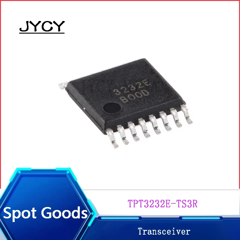 10PCS/lote TPT3232E-TS3R TSSOP-16 3V-5.5V 250kbps RS-232 transceiver NEW 3232E