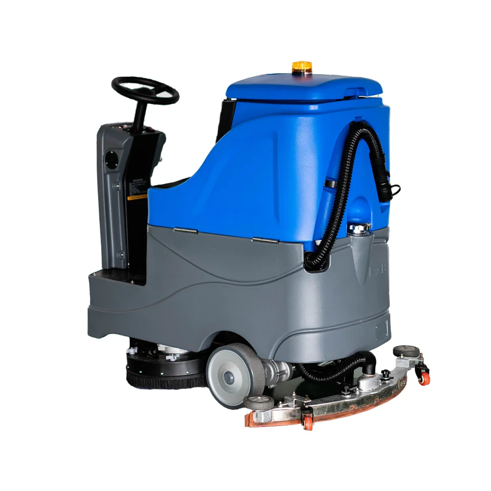 

A new riding floor scrubber for efficient cleaning