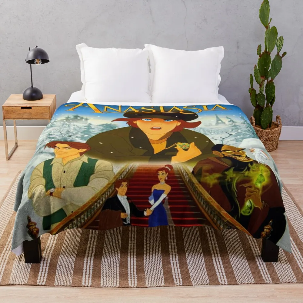 Anastasia Classic Poster Throw Blanket Decorative Sofa Blankets Thin Blankets blankets and blankets