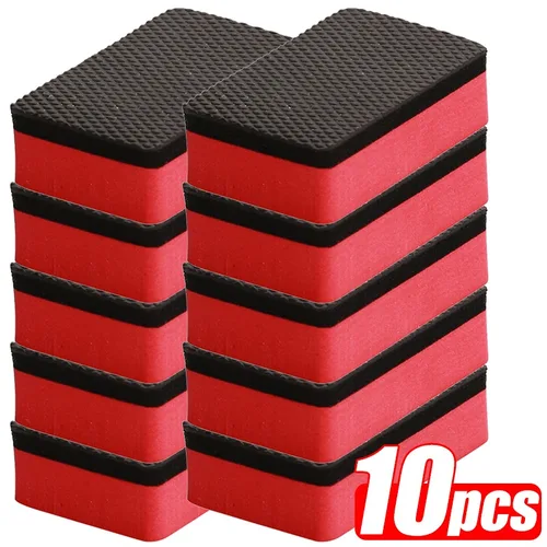 Almohadilla de barra de arcilla mágica para coche, esponja descontaminante, limpiador de bloques, herramientas de limpieza, almohadilla de pulido de cera, esponja Nano exfoliante, 1-10 Uds.