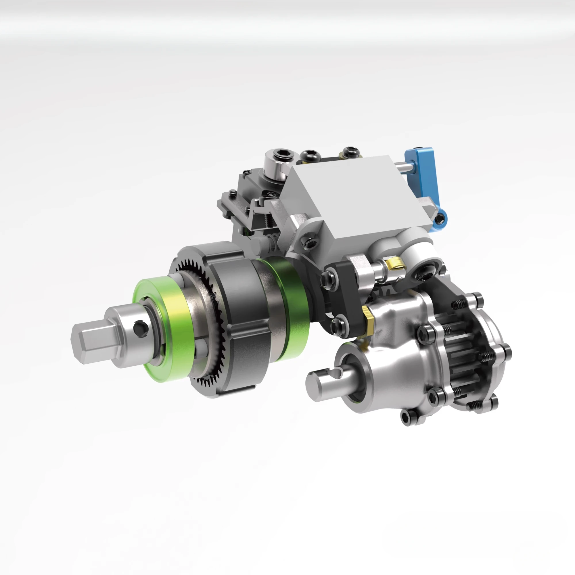 TWOLF M715 Full Metal Transfer Case Mini High Torque Gearbox High and Low Speed Rear Wheel Drive and Four-wheel Drive Switching