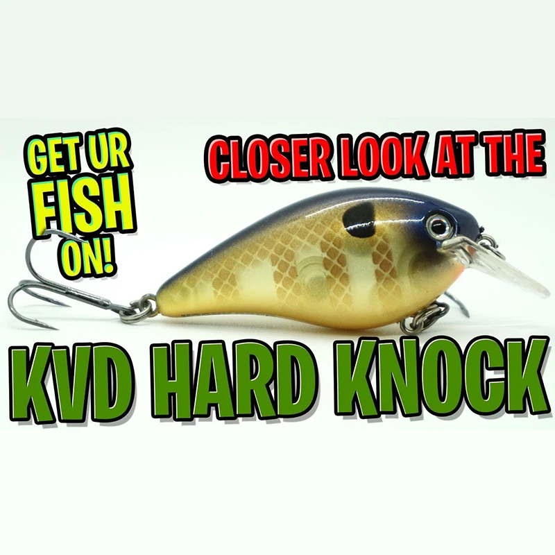 ストライクキング-usオリジナル輸入品-15ハードノック-ルアーベイト-kvdノイズバージョン-スクエアタンプレート-ファットマン