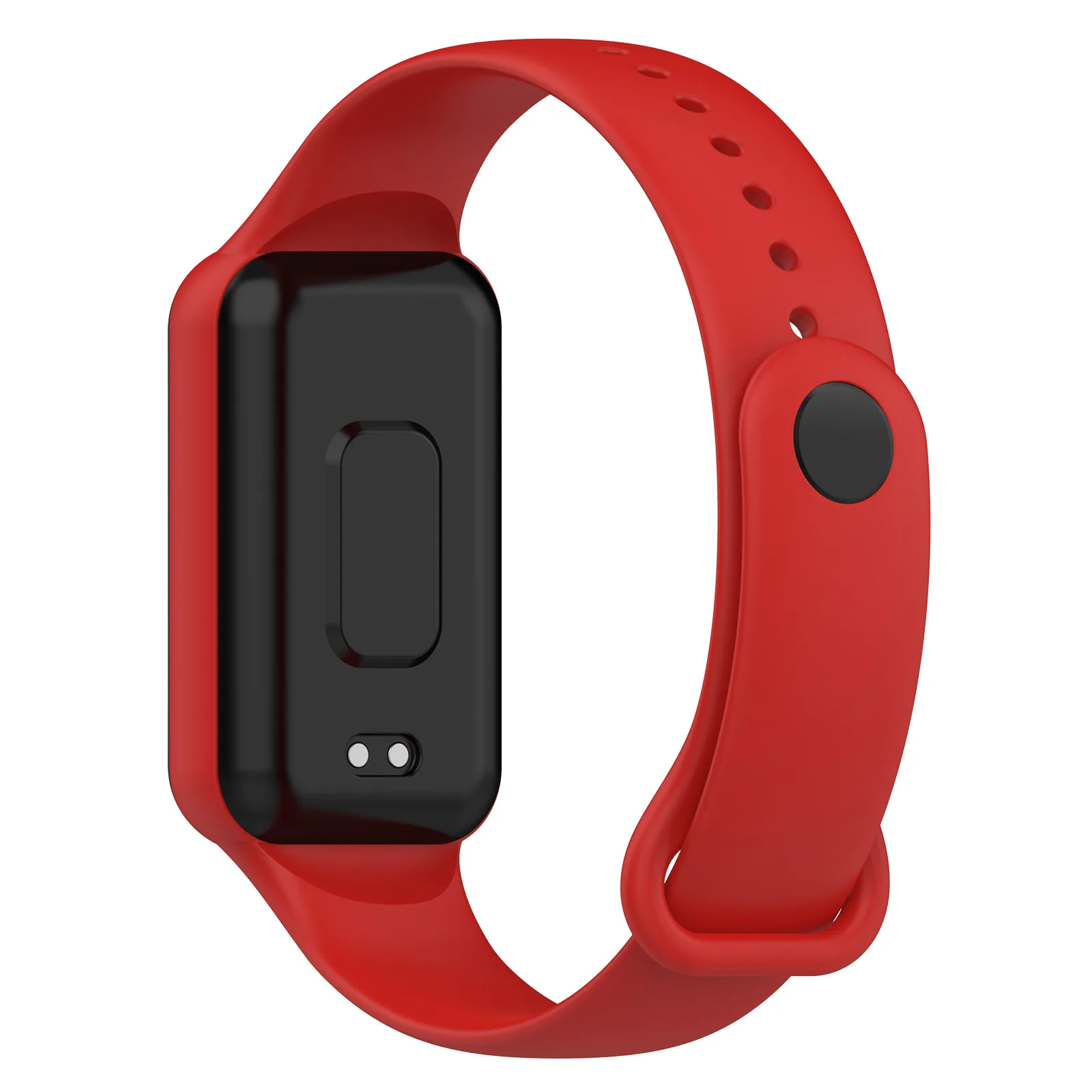 Integrated Strap For Huami Amazfit Band 7 Strap High Quality Silicone Smart Watch Protector Shell And Watchband One Color