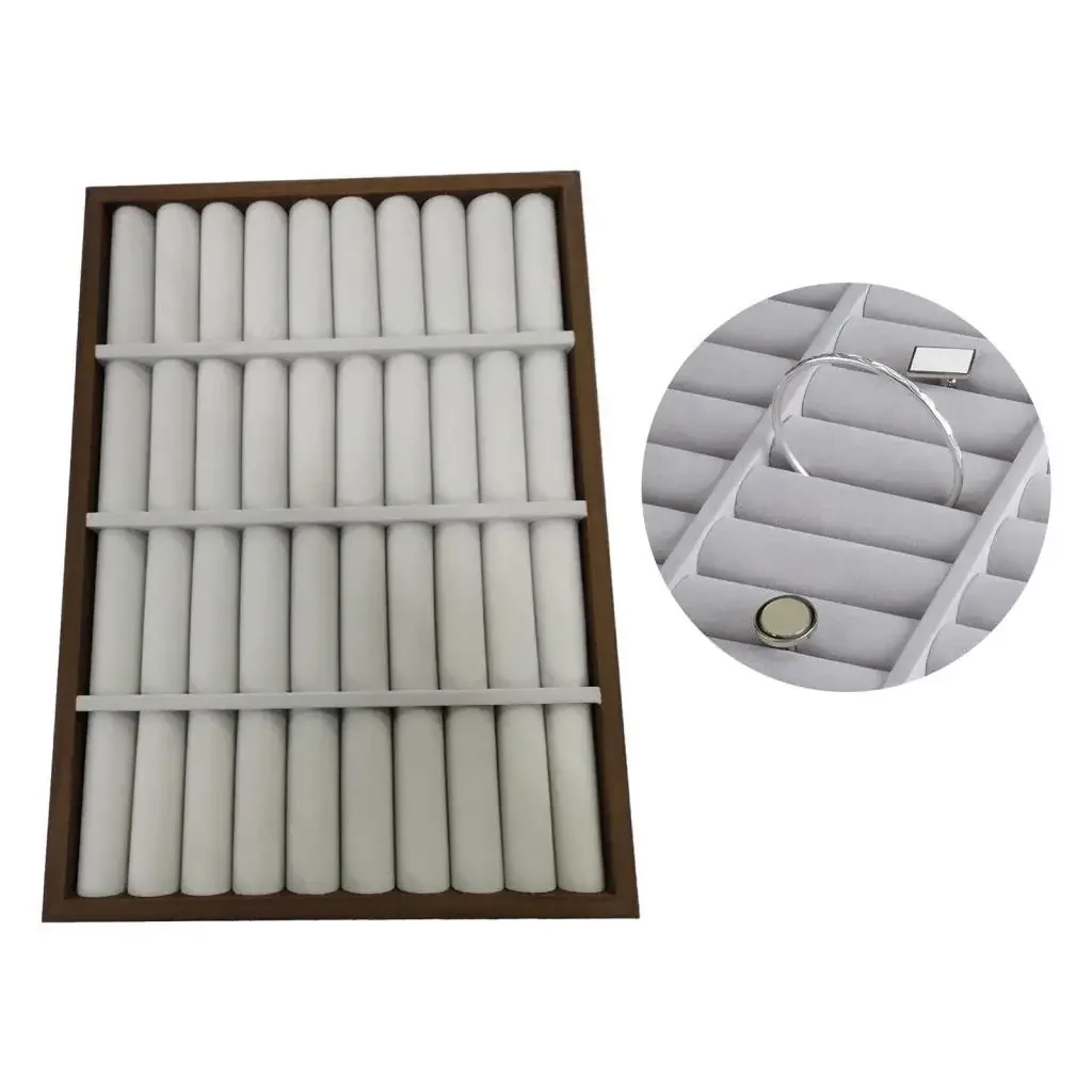 

Portable Jewelry Display Tray Bracelet Display Case Storage Organization Display Holder