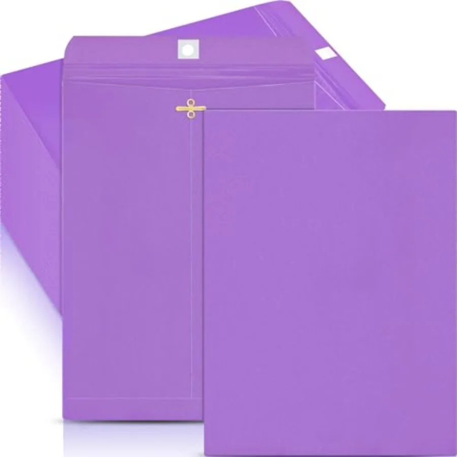 

0 Pcs Clasp Manilla Envelopes Gummed Colo Envelopes for Storing or Mailing for Home Office Business Supplies