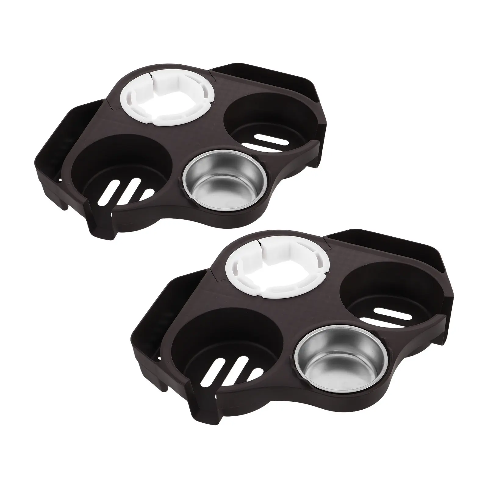 2 Pack Chess and Card Table Tea Rack Beverage Holder Coffee Cup Ashtray Organizer