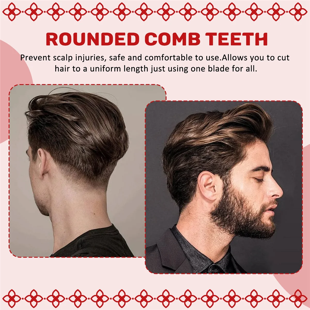 Juego de peine guía para cortadora de pelo Wahl, protectores estándar, piezas de estilo recortadora adjunta