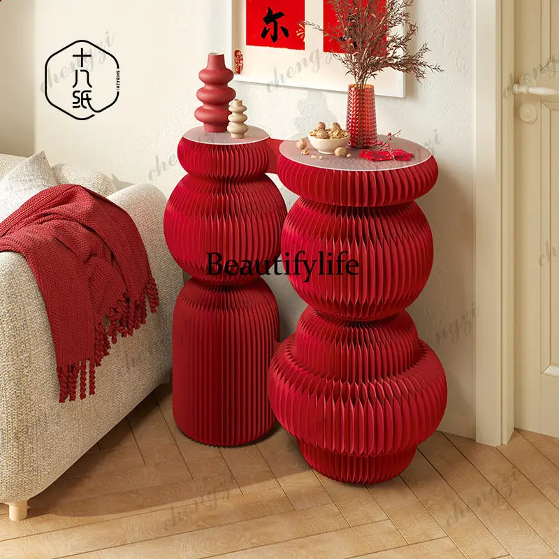 Xifu Linmen Chinese-style festive atmosphere floor-to-ceiling ornaments, wedding decoration display racks, store storage