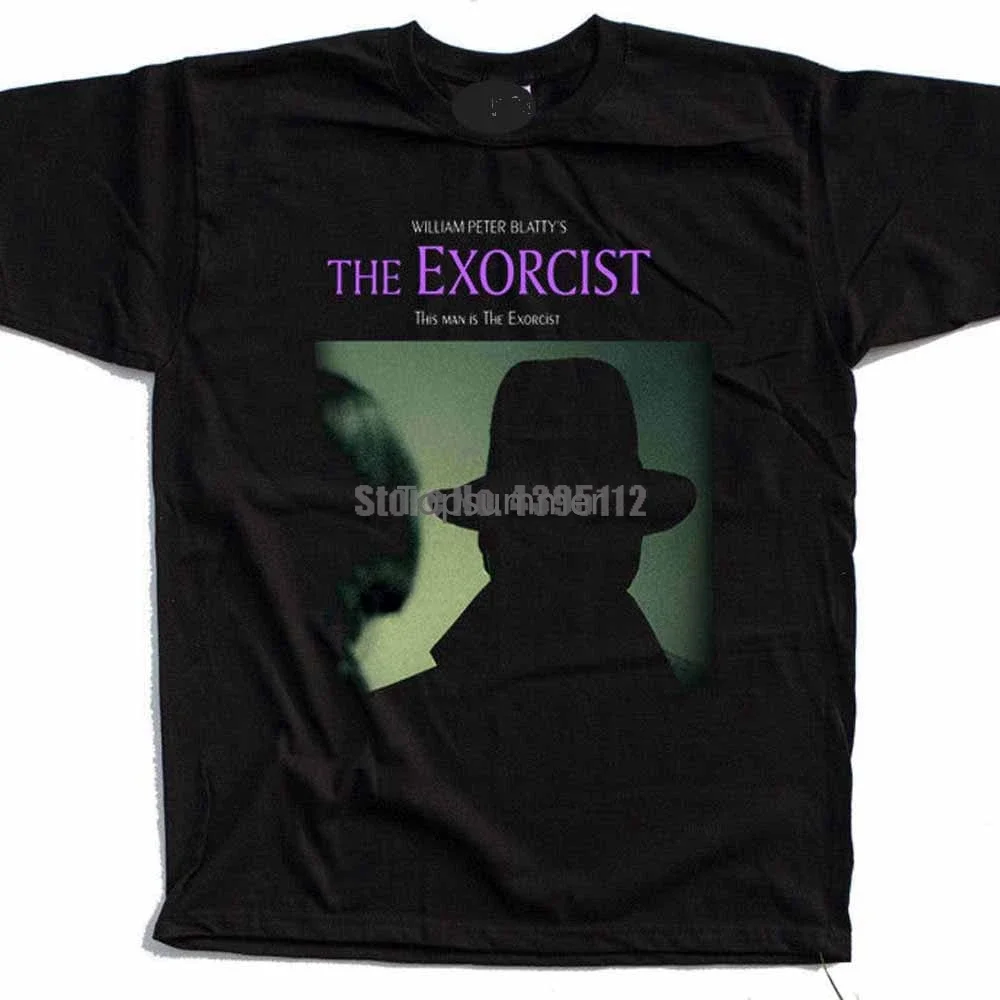 

The Exorcist W Friedkin Movie Poster Male Summer T-Shirt Trump Tshirts Vaporwave T-Shirts Wear Shirt New For 2020 Qarioi