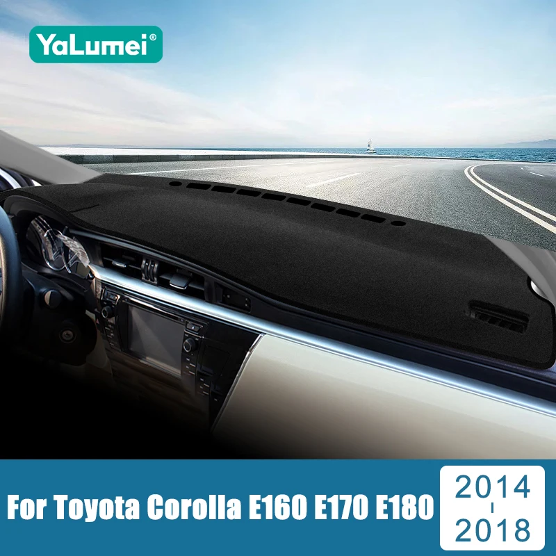

For Toyota Corolla E160 E170 E180 2014 2015 2016 2017 2018 Car Dashboard Sun Shade Cover Mat Non-slip Pad Accessories