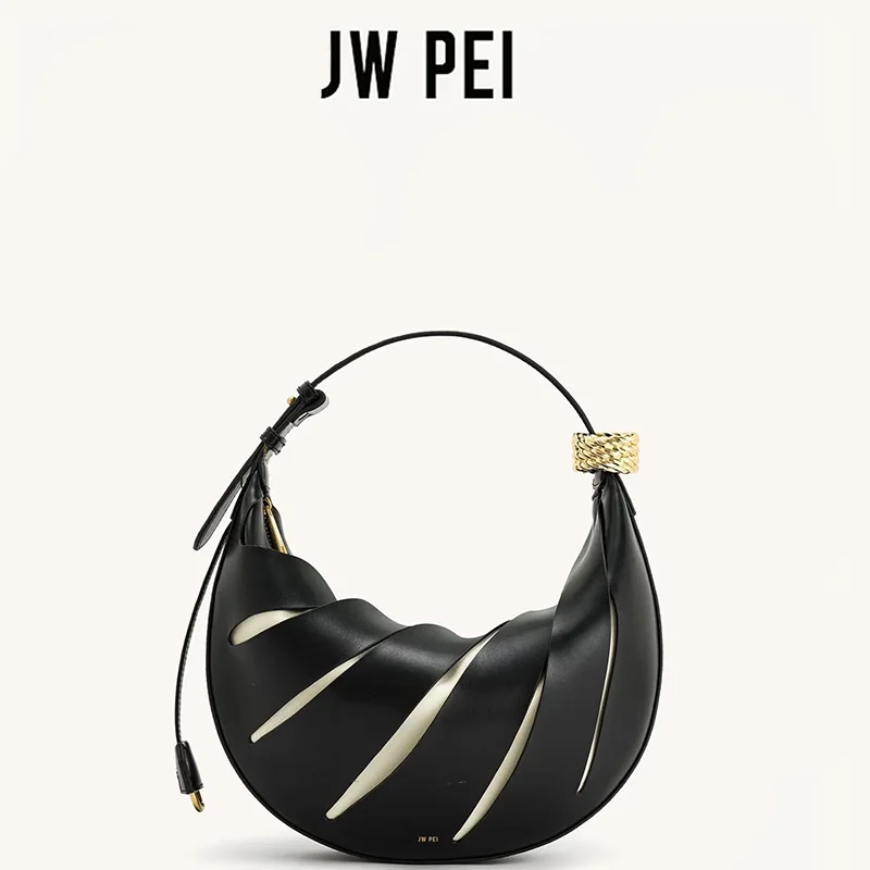 

JW PEI Women Shoulder Bag 2025 New Niche Crescent Design Fashionable Versatile Trend Commuting Versatile Armpit Dumpling Bag