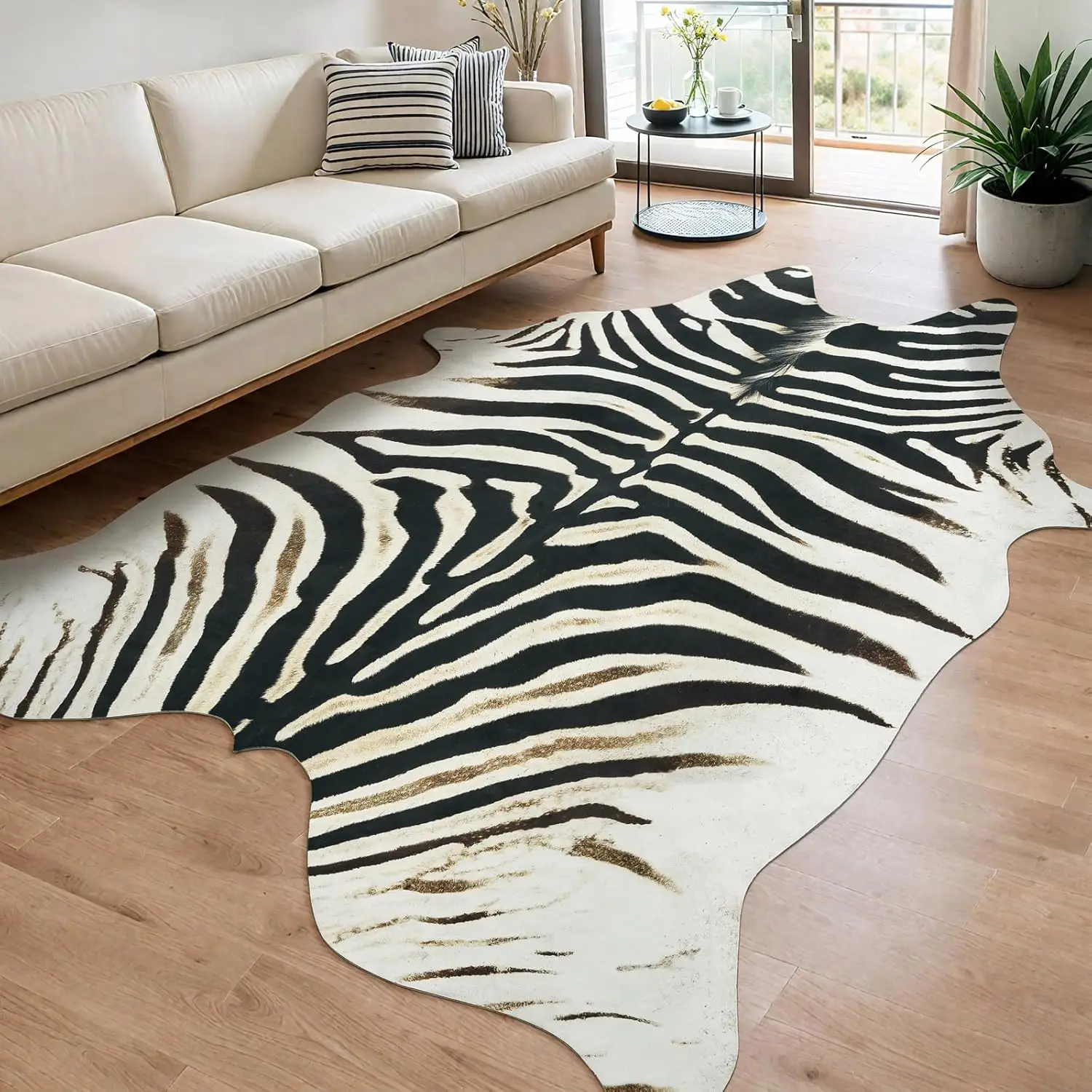 3D Printing Cow Hide Design Area Rug Carpets Rugs for Home Decor