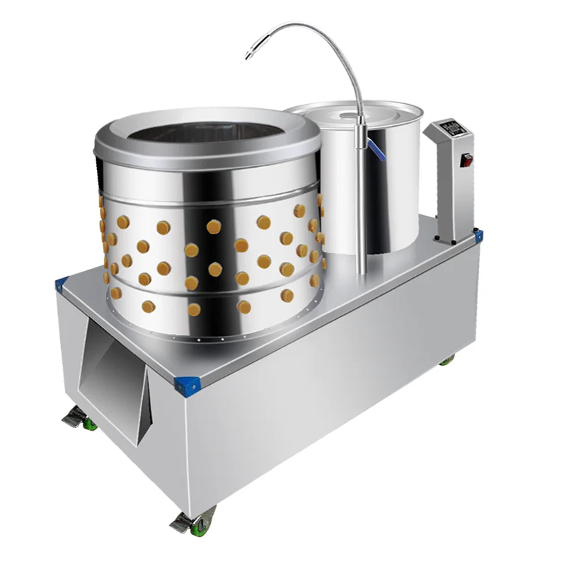

Poultry Slaughtering Chick Feather Plucker Automatic Stainless Steel Chicken Feather Machine
