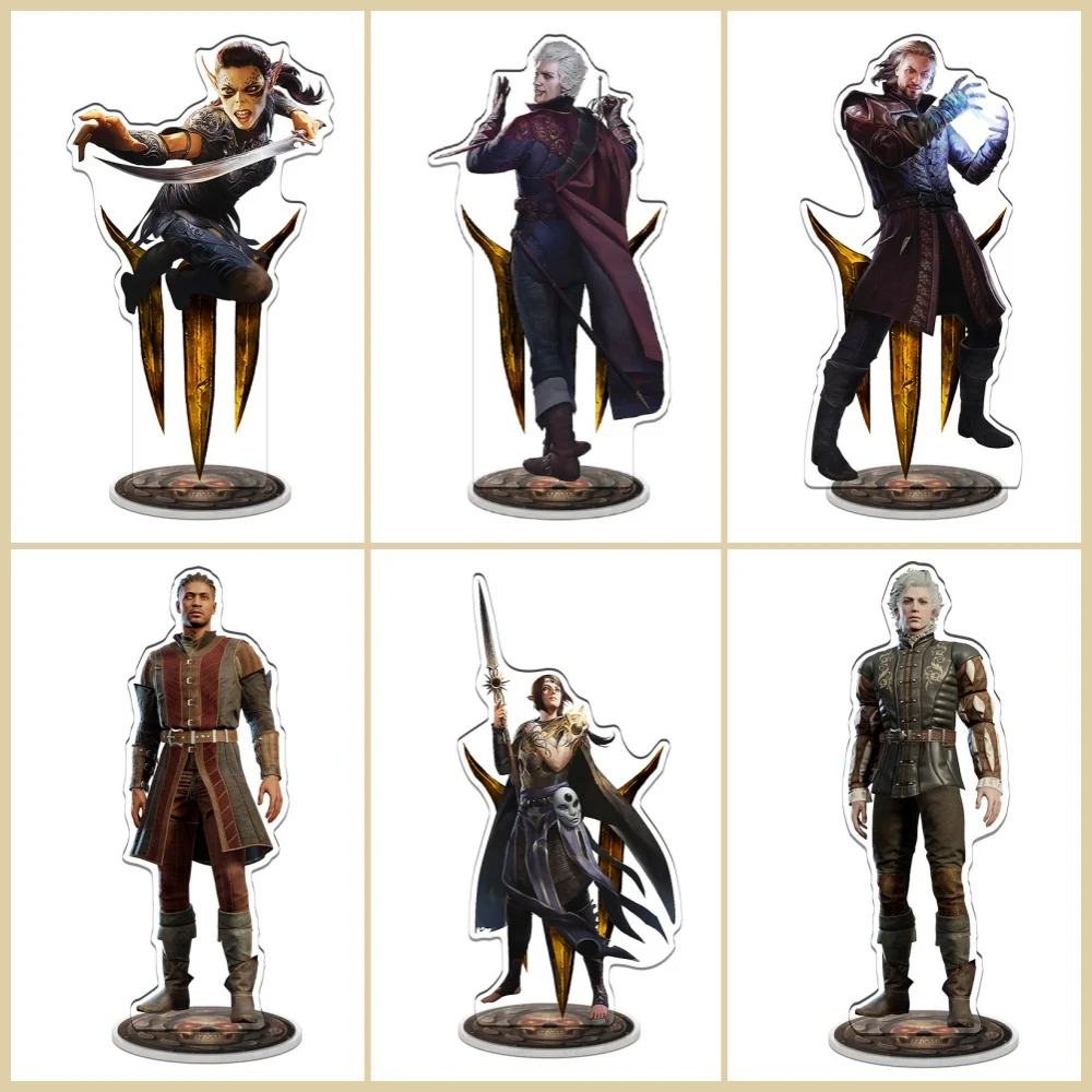 Game Baldur's Gate 3  Acrylic Stand Model  Figures Astarion  Model Desk Decor Fans Collection Gift 15CM