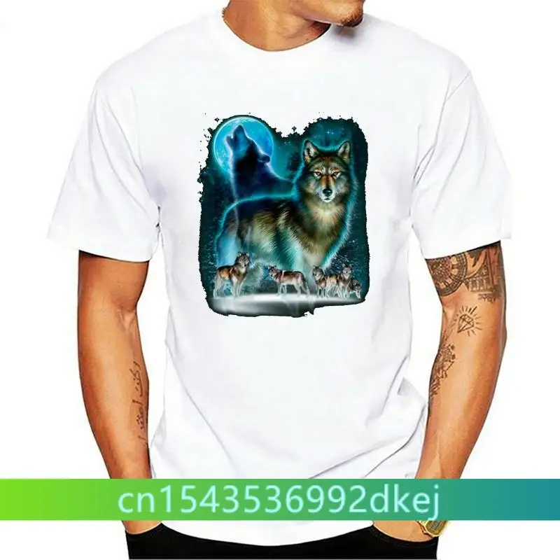 

Howling Wolf Horde Women T-Shirt M-3Xl New Plus Size Tee ShirtF