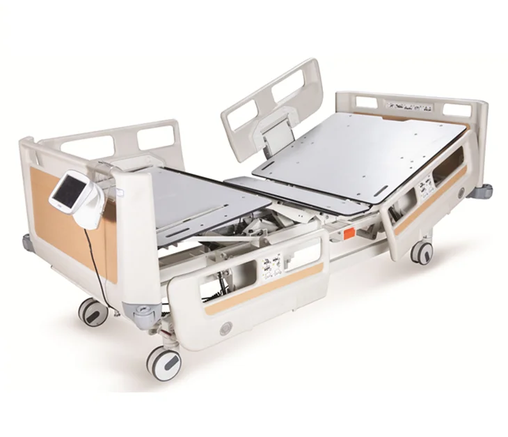 Hospital furnitures advanced ICU 5 function electric hospital bed with CPR