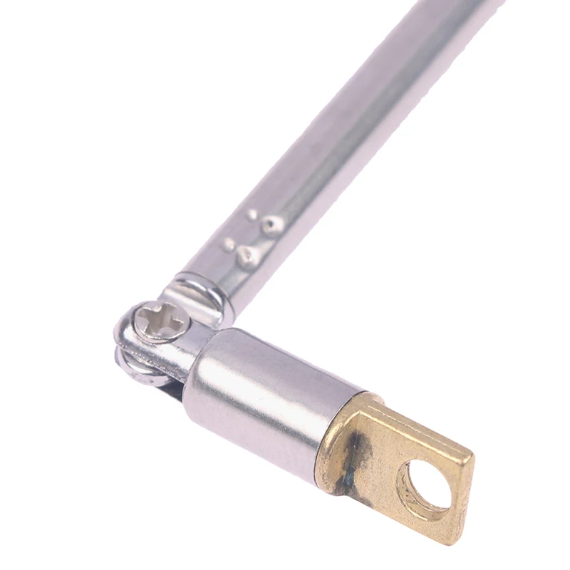 

1Pc 4 Section Telescopic Stainless Steel AM FM Radio Antenna Universal Head Speaker Radio Pull Rod Cars Accessories