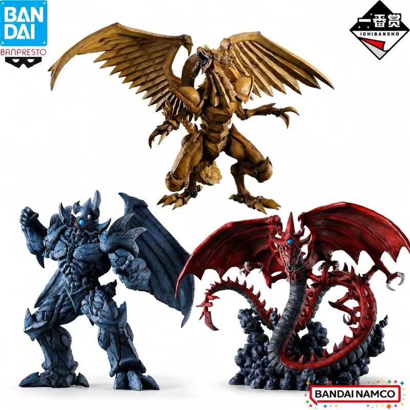 Auf Lager: Bandai Original Ichiban Kuji Yugioh The Winged Dragon Actionfigur Modellpuppe, brandneu, verpackt, Anime-Charaktere, Spielzeug