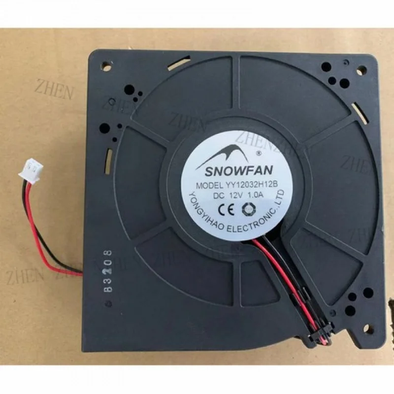 Y    1PCS New for  SNOWFAN YY12032H12B 12V 1.0A 2-wire Turbo Double Ball Fan # QW.