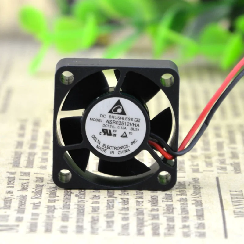 l 1PCS Quiet Micro Small Cooling Fan For DELTA ASB02512VHA | 12V 0.12A 25×25×10mm 2.5CM