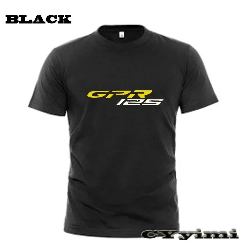 Per Aprilia GPR125 APP125 T Shirt uomo nuovo LOGO T-Shirt 100% cotone estate manica corta girocollo Tees uomo