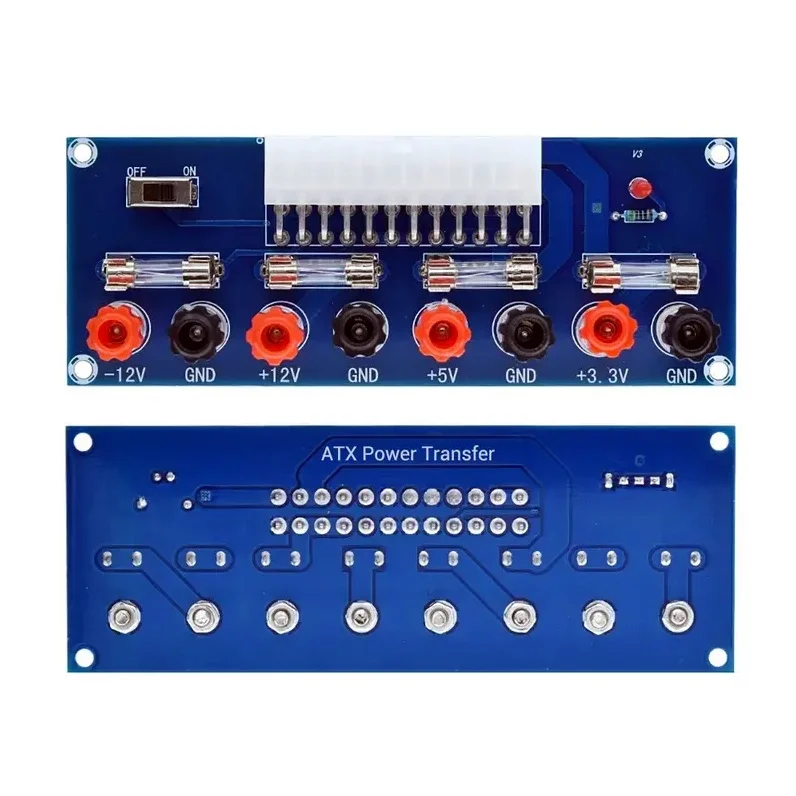 Power ATX Adapter Board Power Supply Circuit Outlet Module 24Pin Output Terminal 24 Pins