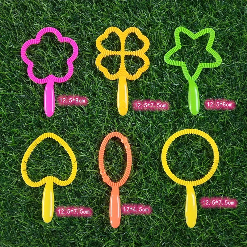 Bubble Blowing Tools In Various Shapes Parent-child Interaction Props Outdoor Garden Toy Magic Bubble Circle Props Set