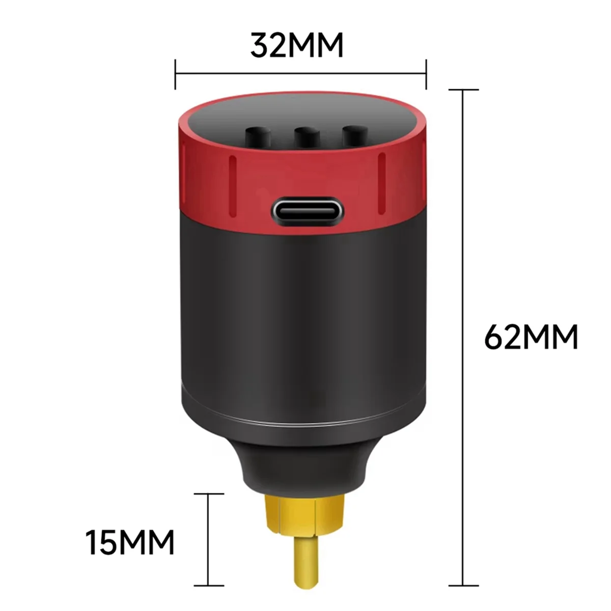 A002 ミニコードレスタトゥー電源 1350mAh ディスプレイポータブル充電式バッテリータトゥーマシンペンインターフェイス A