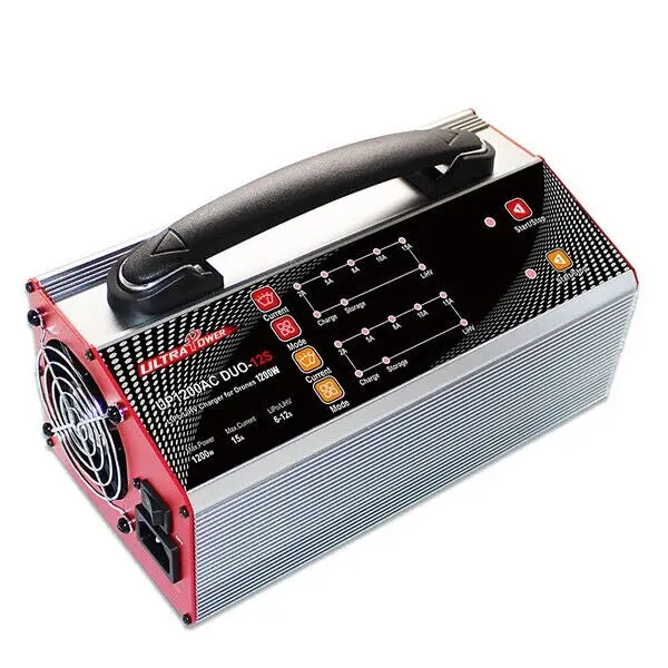 

Brand New Ultra Power UP1200AC DUO 2X600W 15A 6-12S Battery Charger