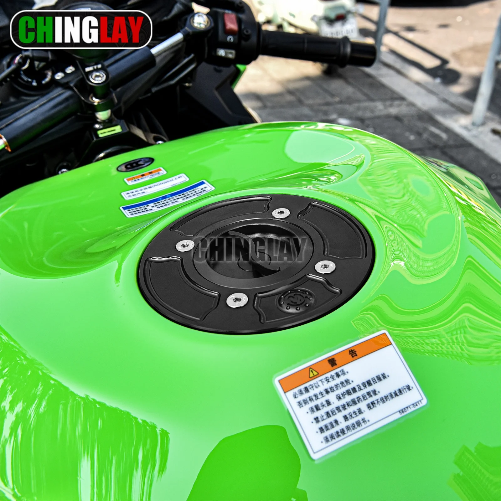 For Kawasaki Ninja400/Z400/ Z500 /Z650/Z900 tank plug Quick action Fuel Tank Cap  Ninja500/650 Aluminium tank plug Quick action