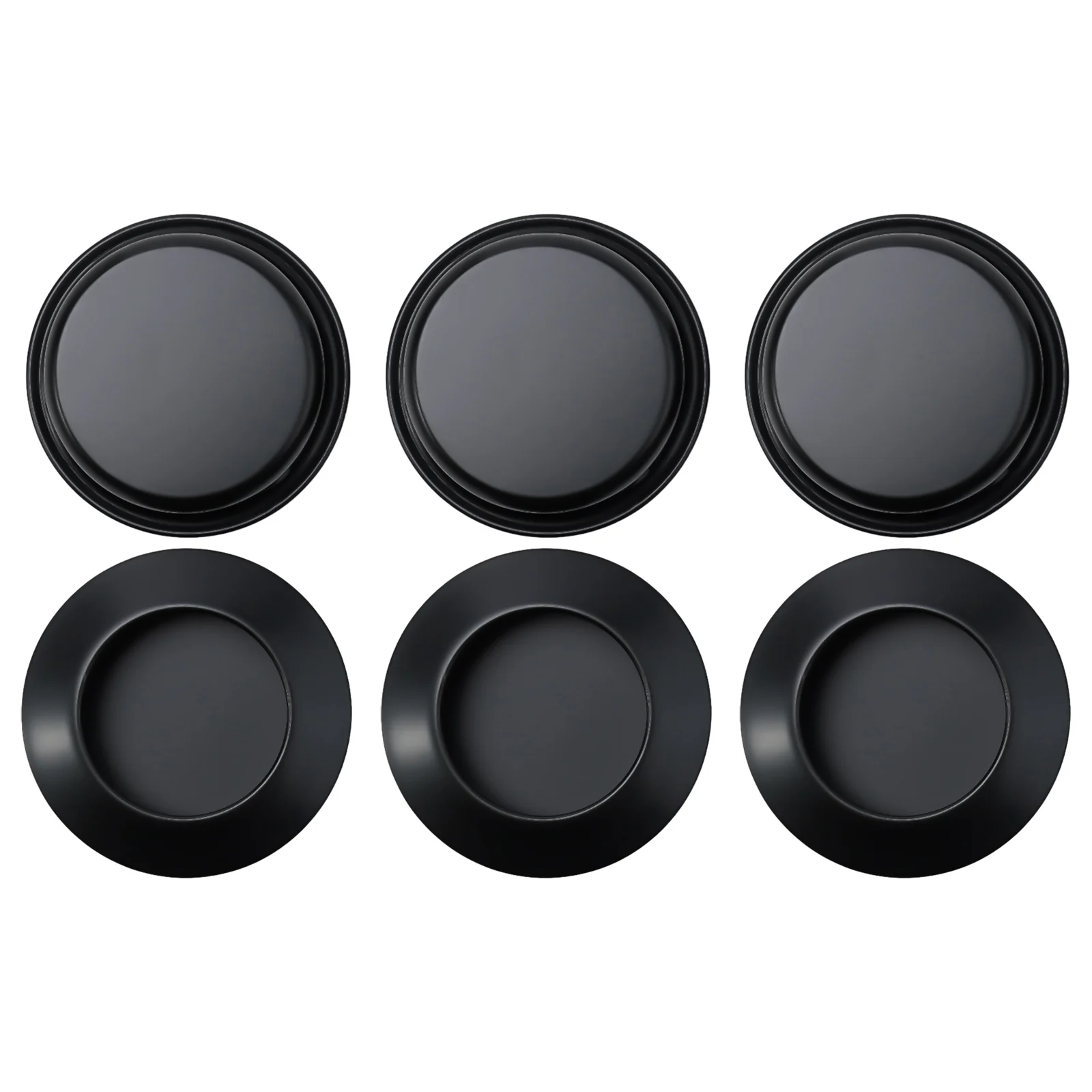 2023 Door Handle Sliding Simple Appearance Stainless Steel 41*10mm 6pcs Beveled Black Cabinet For Long Term Use
