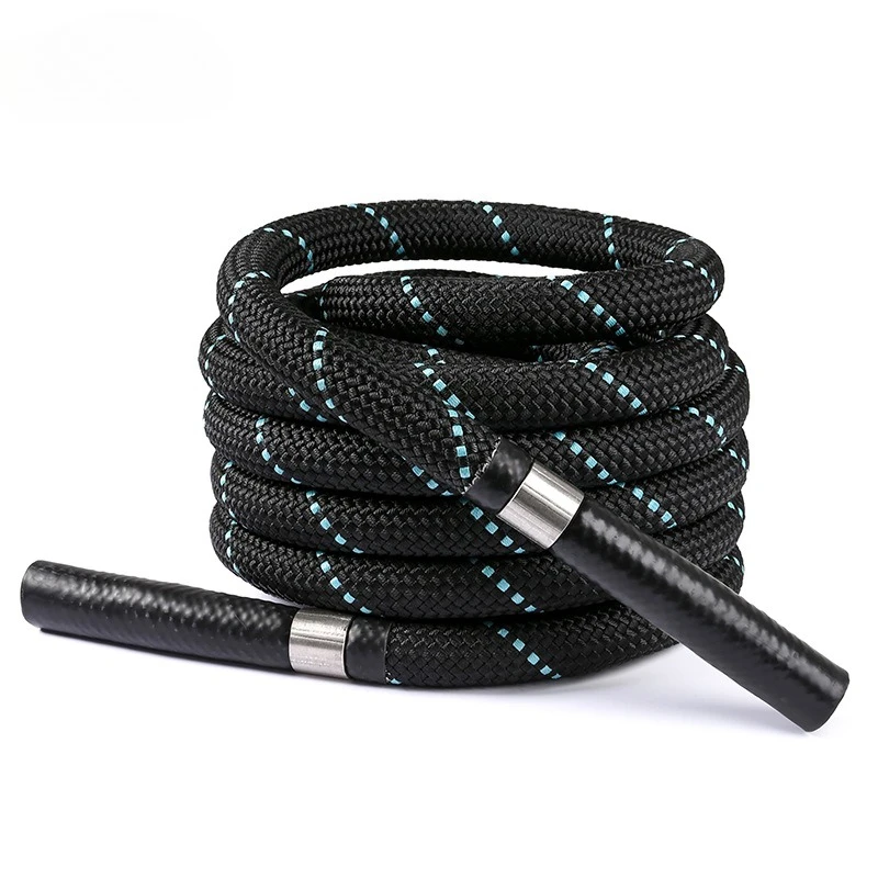 10m Heavy Speed Battle Rope with Handle Boxing Skipping Exercise Fitness Training Rope 1.5in