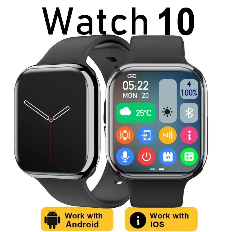 2024 New Watch10 Smart Watch Fitness Women Always Display Body Temperature NFC Men Sports Series 8 Original smartwatch for Apple