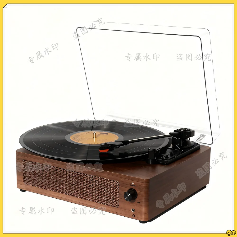 

MINI vinyl phonograph piezoelectric stylus free amplification retro phonograph B & B