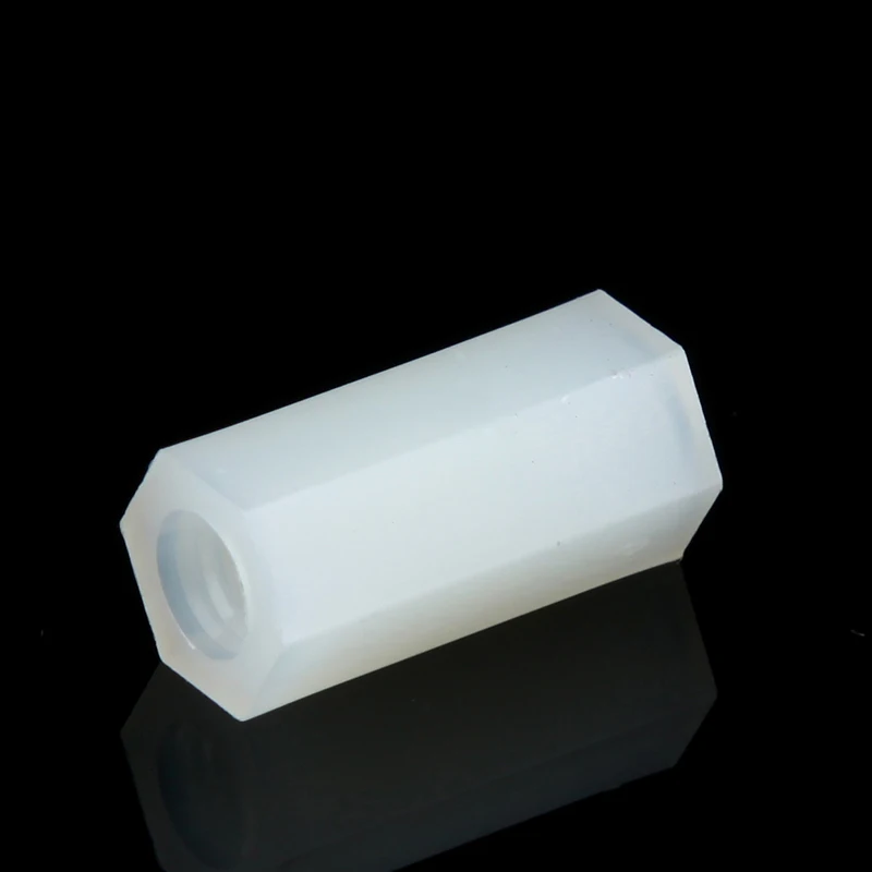 M2 M2.5 M3 M4 White Nylon Hex Female Standoff Pillar Board Mount Thread PCB Plastic Hexagon Motherboard Spacer Bolt Screw Nut