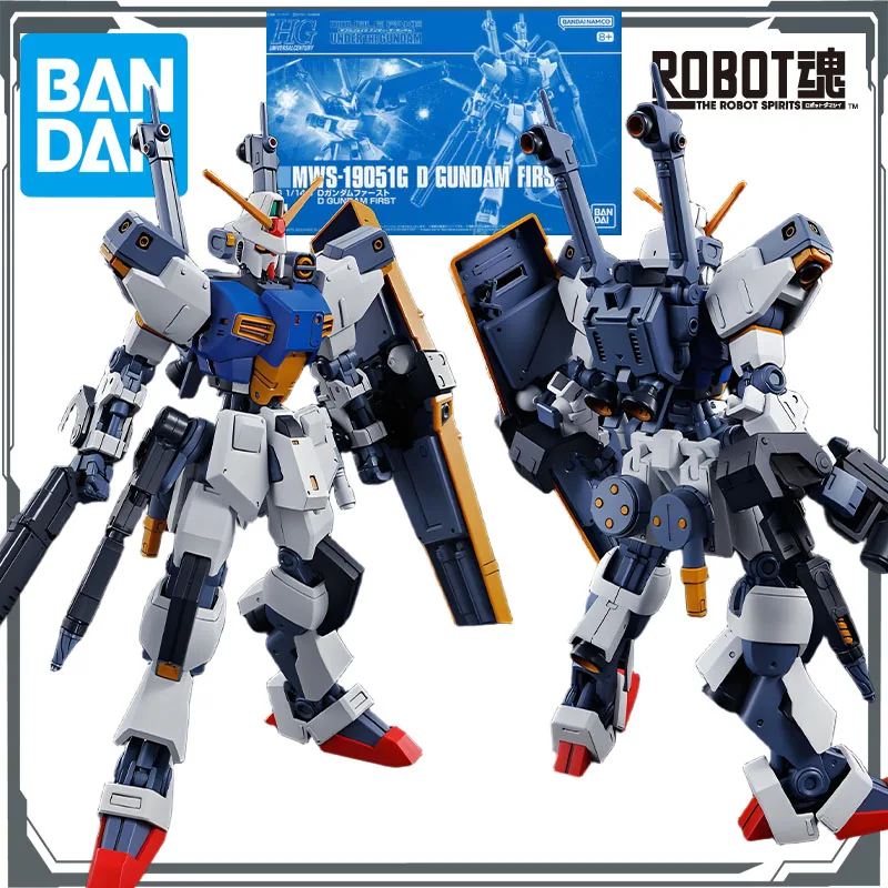 

Bandai Original MODEL KIT GUNDAM HGUC MWS - 19051G D Gundam First 1/144 Anime Figure Assembly Model Toys Model Gifts for Boys