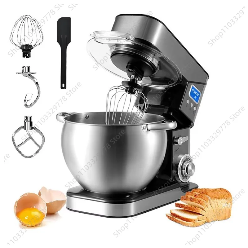 Stand mixer for cakes baking Kitchen Food Blender Cream Whisk Cake Dough Mixers With Bowl Stainless Steel Chef Machine 10 litres