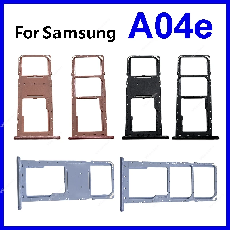 For Samsung Galaxy A04e SM-A042F A042M mobile phone SIM - SD card holder Slot Tray Holder Adapter single card dual card parts
