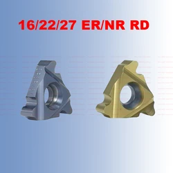 Original Mechanical RD Thread Carbide Inserts 16ER 10 8 6 4 22ER 8RD 27ER 16IR Internal And External Lathe Tools 22IR 27IR TP04