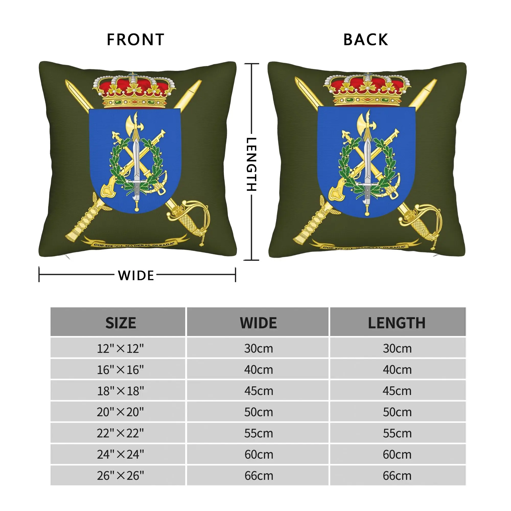 Pillow Case Spain 19th Special Operations Group Comfy  Pillow Cover For Sofa Car Home Decor Vintage Pillowcases