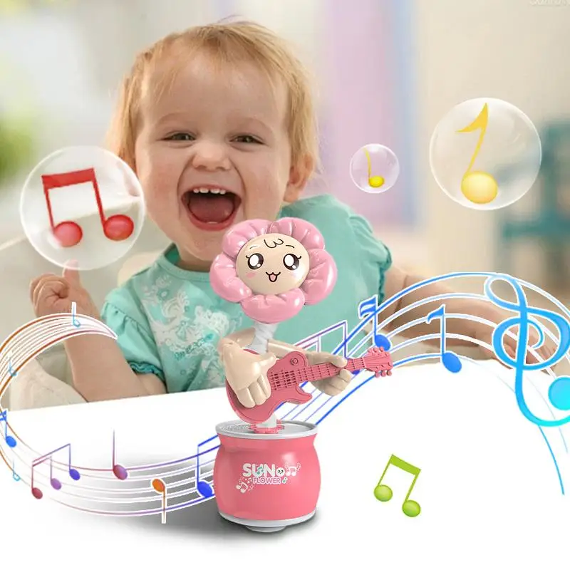 

Dancing Sunflower Singing Dancing Flower Toy Sound Toys Children Electric Swing Electronic Sunflower For 3 Years Old