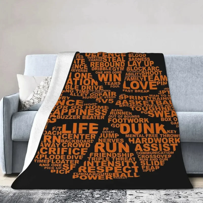 

Flannel Throw Blanket The Philosophy Of Basketball Blankets Soft Bedding Warm Plush Blanket for Bed Living room Travel Home Sofa