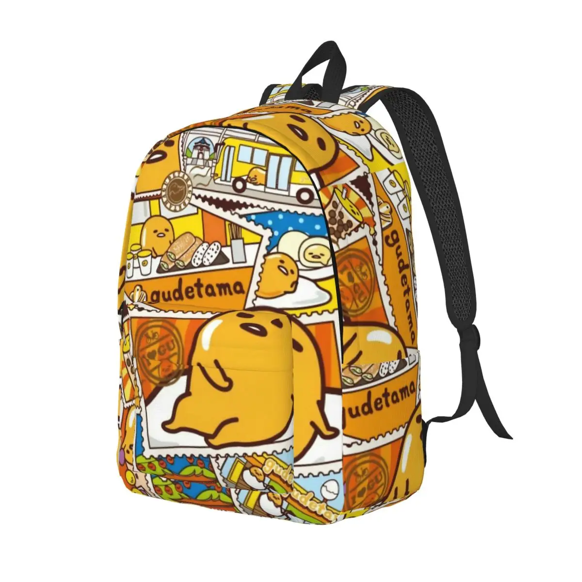 Plecak Gudetama Śliczny Jajko Kreskówka dla Przedszkolaka Ucznia Szkoły Podstawowej Tornister Chłopiec Dziewczynka Plecak Dziecięcy Prezent