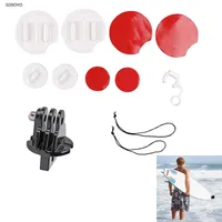 8 in 1 Surfing Surfboard Kit Surf Snowboard Wakeboard Mount Surf Pack Set For Gopro Hero 7 6 5 4 3+ 3 SJCAM Camera Accessories