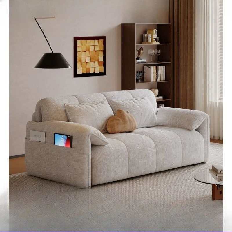 Er intelligent electric sofa bed foldable multi-functional small apartment living room sofa