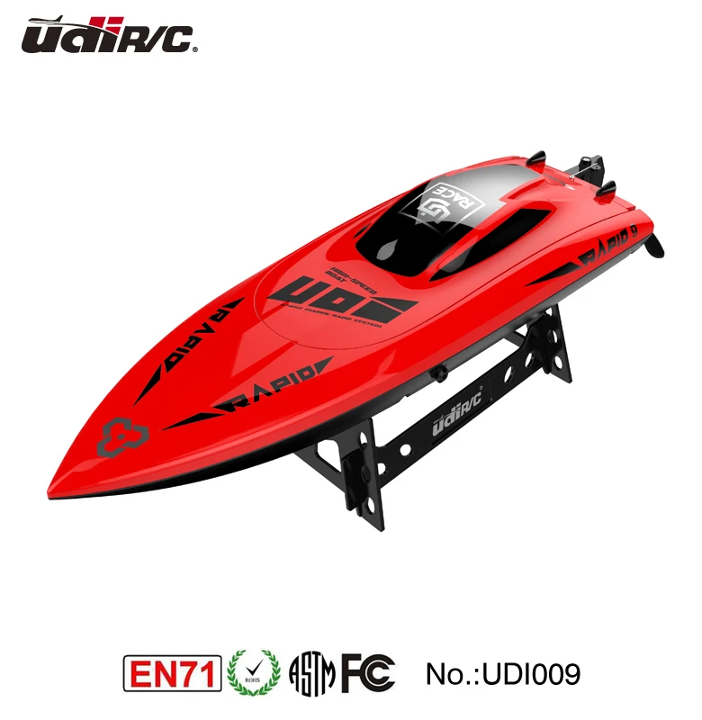 UDIRC UDI009 RAPIO Waterproof High Speed Boat 25-30Km/H 42cm RC Boat RTR Capsize Protection For Pools And Lake Toys For Adult