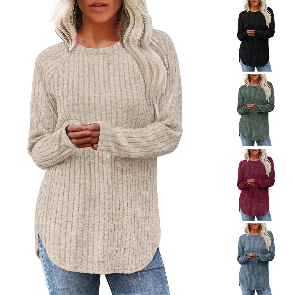 

Casual Outings Green Oversized Sweatshirts Casual Wear For Women Crew-neck Loose Crew-Neck Brand New Condition