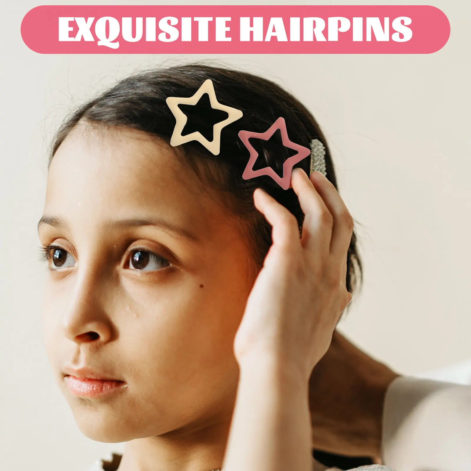 

20pcs Clips Accessories Hairpins For Hair Clips Set Flower Hair Bands Ages 4-8 8-12