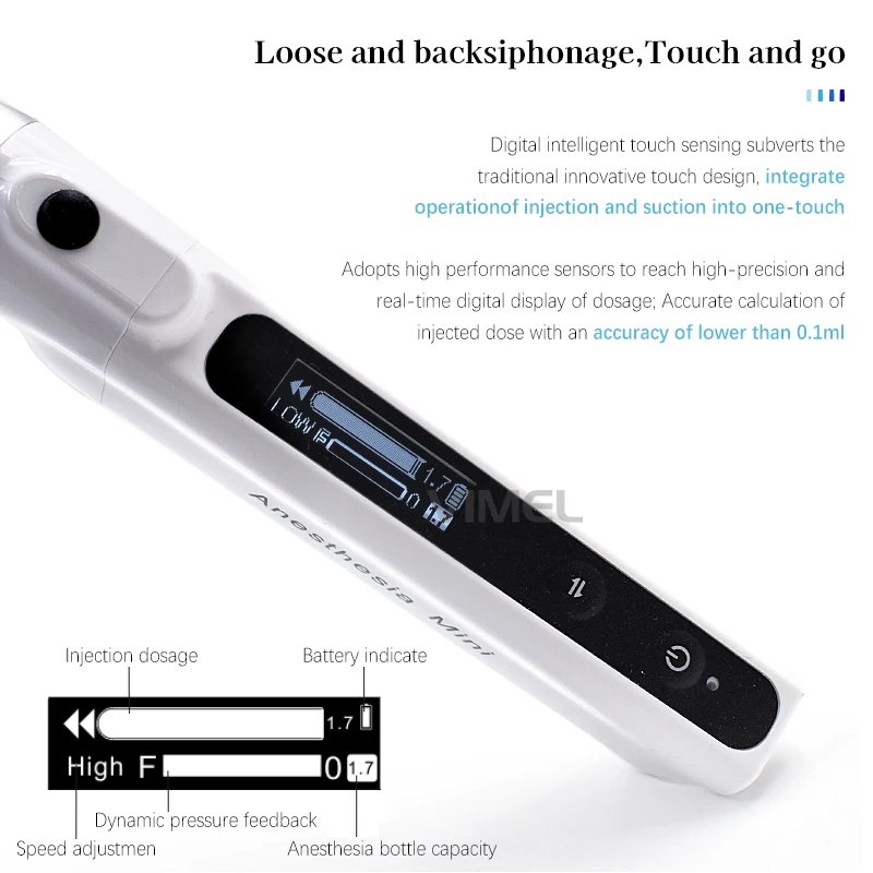 Dental Anesthesia mini Injector Painless Electric Wireless Local Anesthesia Pen With LCD Display Dentistry Tool